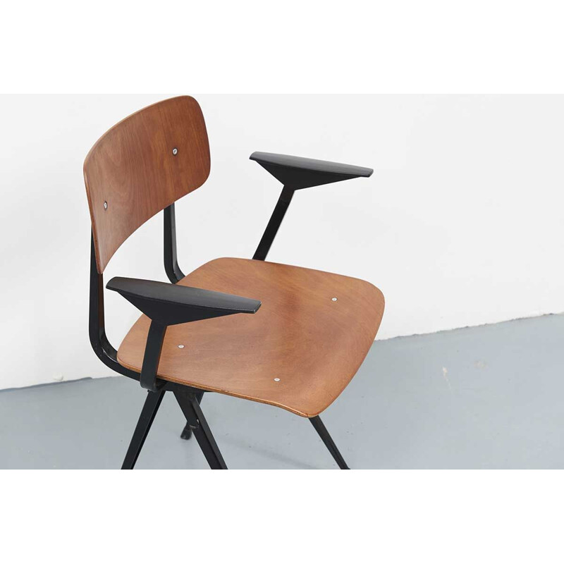 Chaise vintage Result par Friso Kramer piétement Noir, 1958