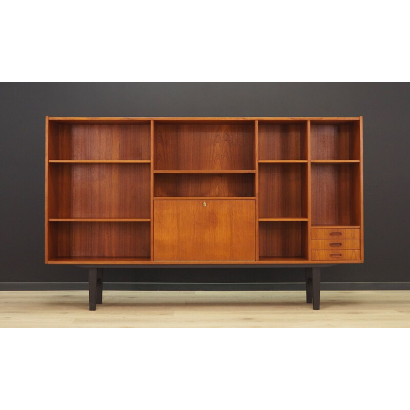 Vintage bookcase in teak, Danish, 1960-70s