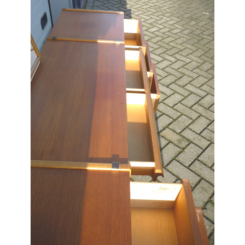 Scandinavian teak dressing table, Bertil FRIDHAGEN - 1950s