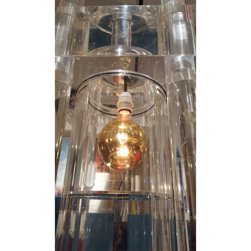 Lampe sculpture en altu-glas - 2000