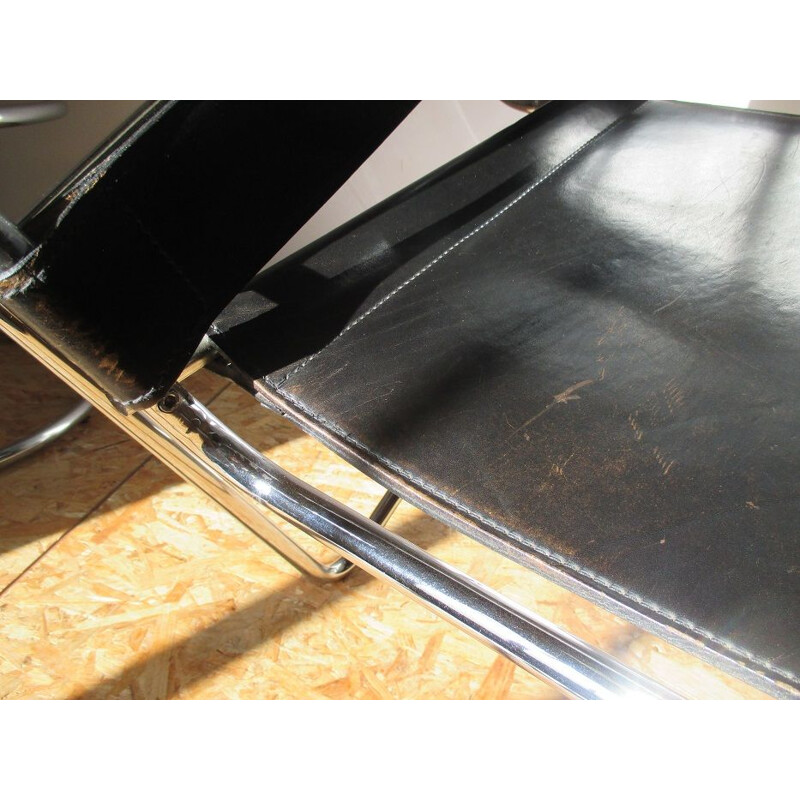 Wassily armchair in steel by Marcel Breuer