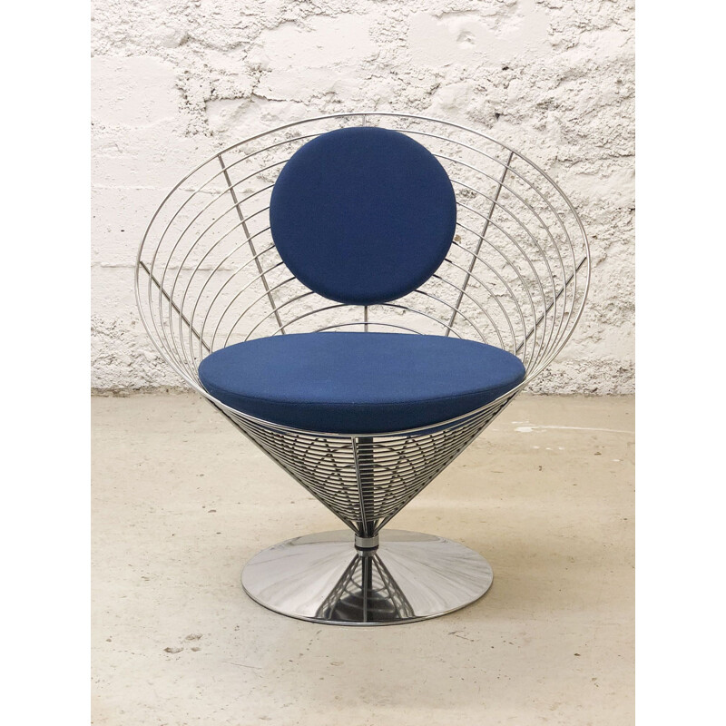 Wire Cone armchair by Verner Panton for Fritz Hansen