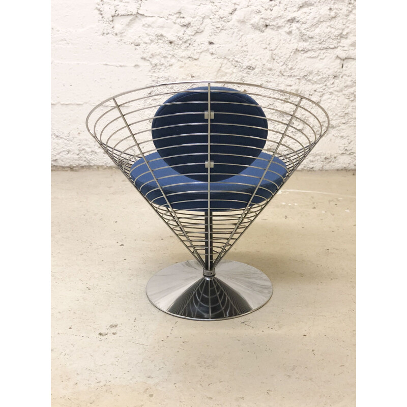 Wire Cone armchair by Verner Panton for Fritz Hansen