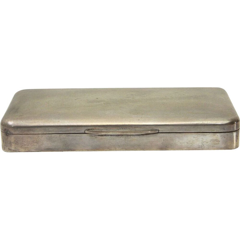 Vintage box in silver, Italian, 1950s