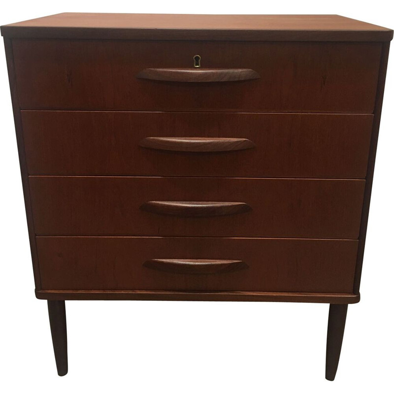 Vintage Scandinavian Chest of drawers with 4 drawers,1960