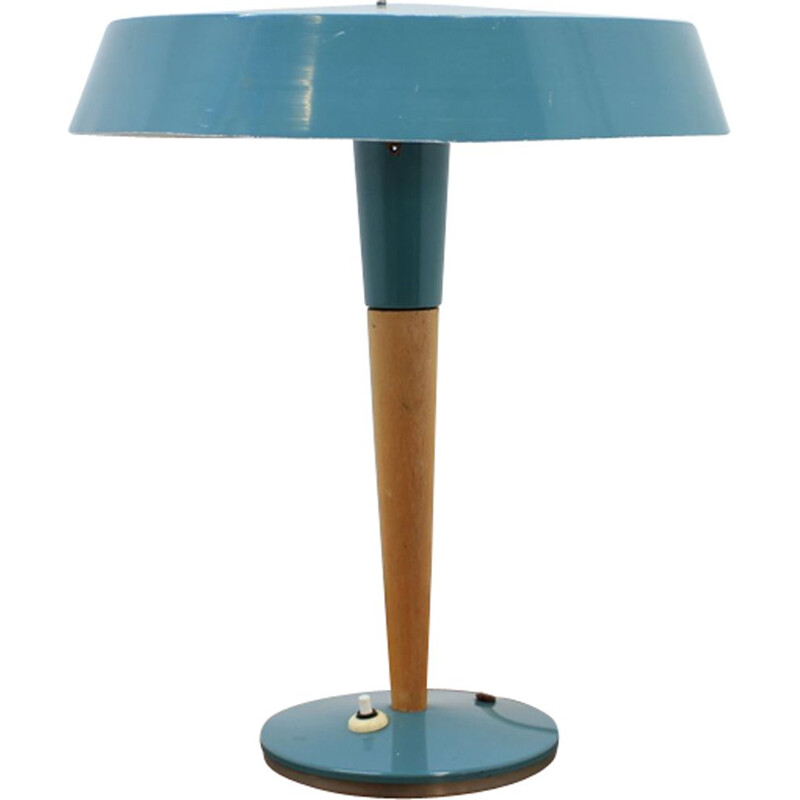Vintage blue table lamp,1970