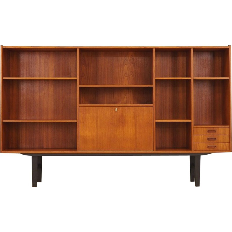 Vintage bookcase in teak, Danish, 1960-70s