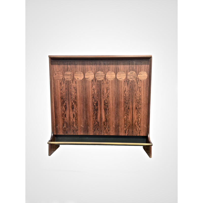 Vintage rosewood bar "SK 66" by Johannes Andersen for J. Skaaning and Søn, Denmark 1958