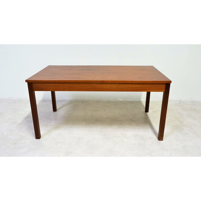 Mesa de centro vintage de teca de Domino Möbler, Dinamarca años 70