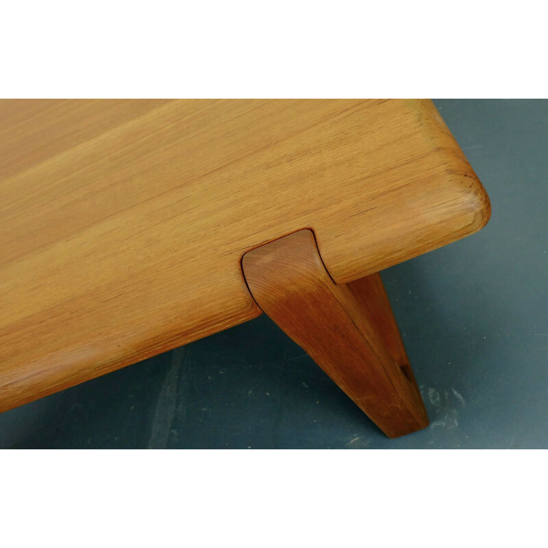 Vintage Coffee Table Niels Bach in solid teak, Denmark 