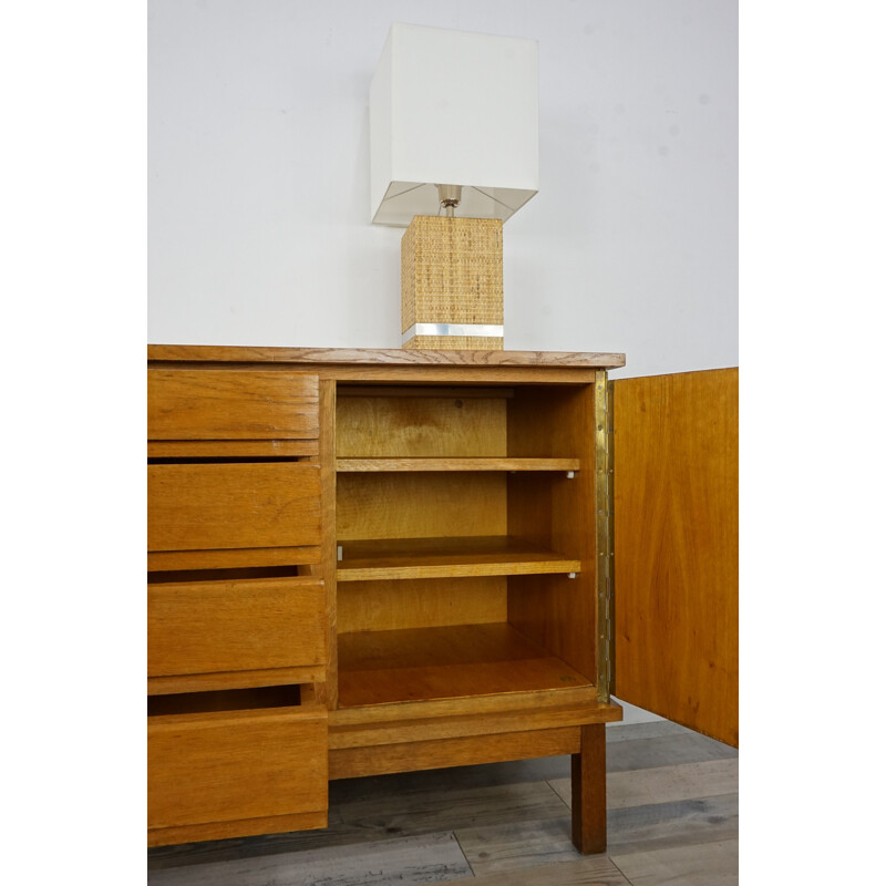 Vintage sideboard wood 1950s 