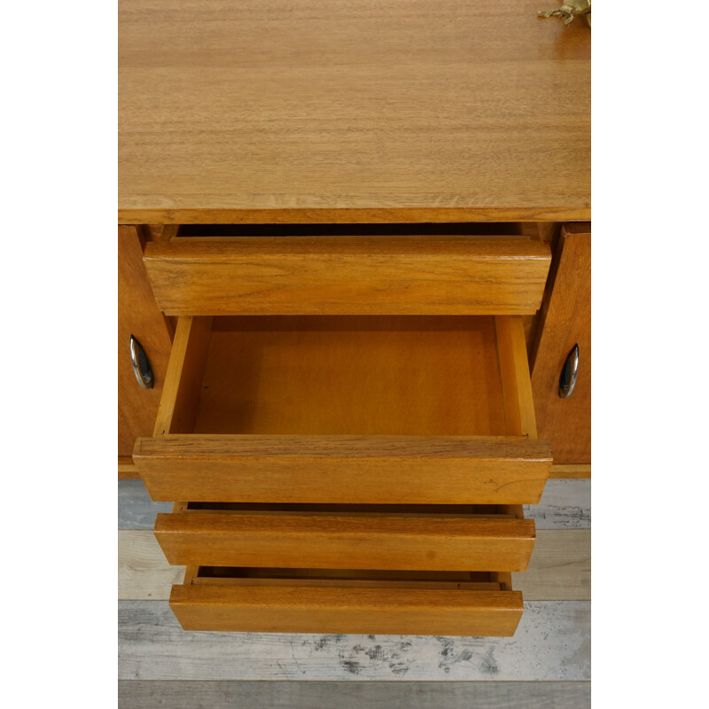 Vintage sideboard wood 1950s 