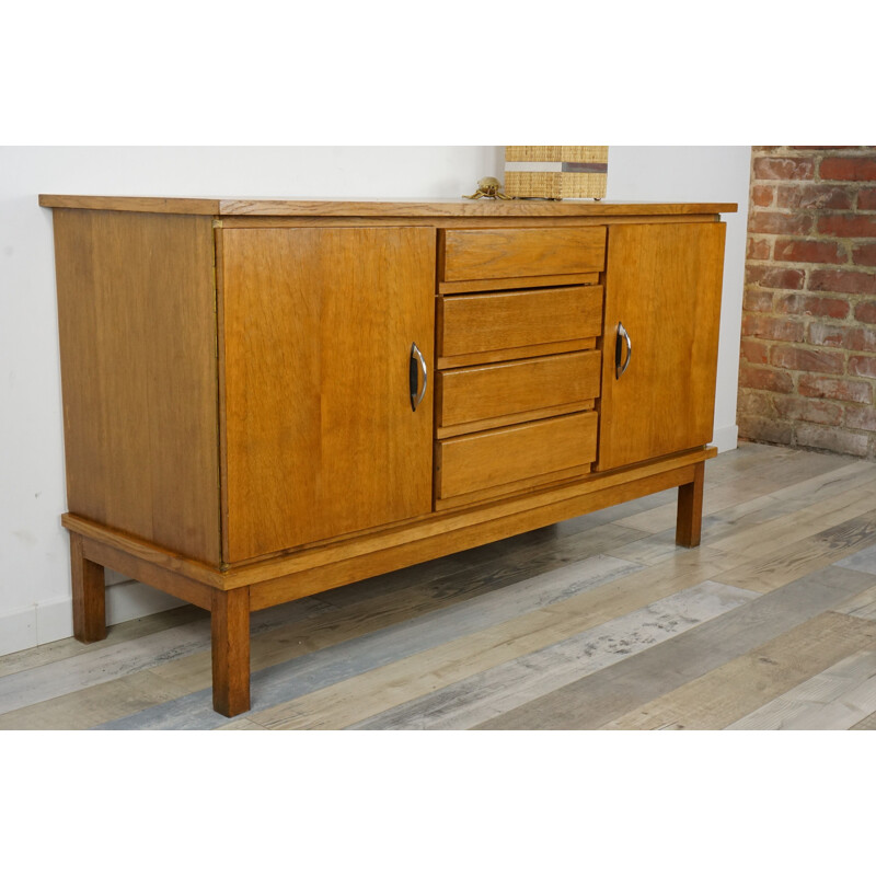 Vintage sideboard wood 1950s 