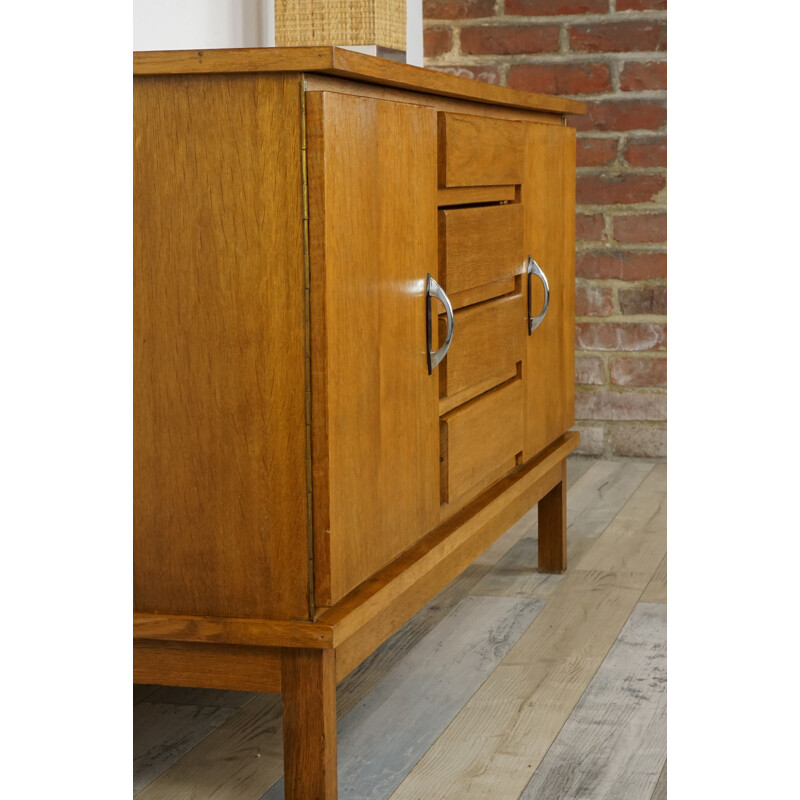 Vintage sideboard wood 1950s 