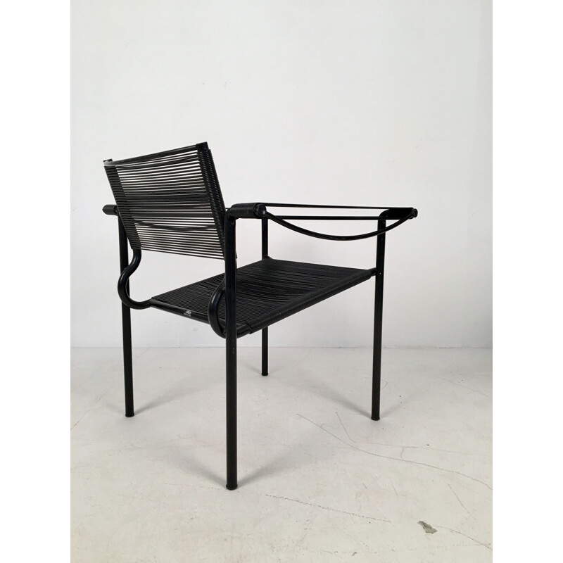 Pair of vintage armchairs "Spaghetti 109" by Giandomenico Belotti, Italy 1980