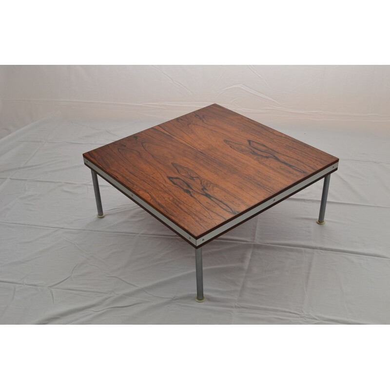 Vintage coffee table rosewood Poul Cadovius for France & Son, Denmark, 1960s