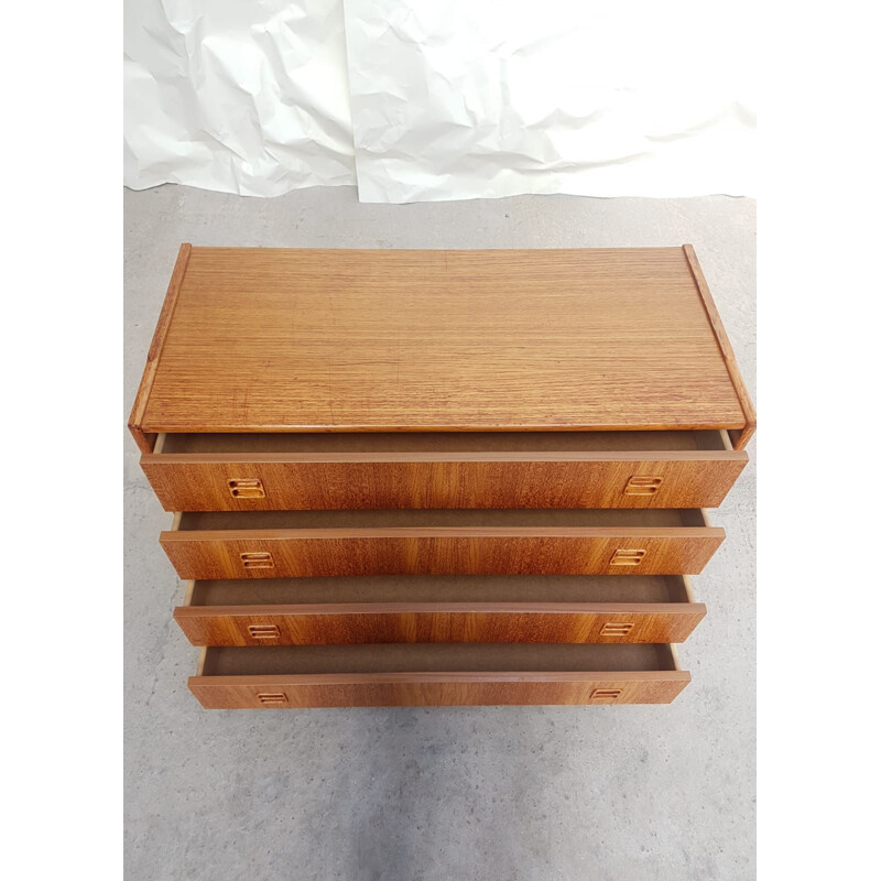 Vintage teak chest of drawers, Denmark 1970