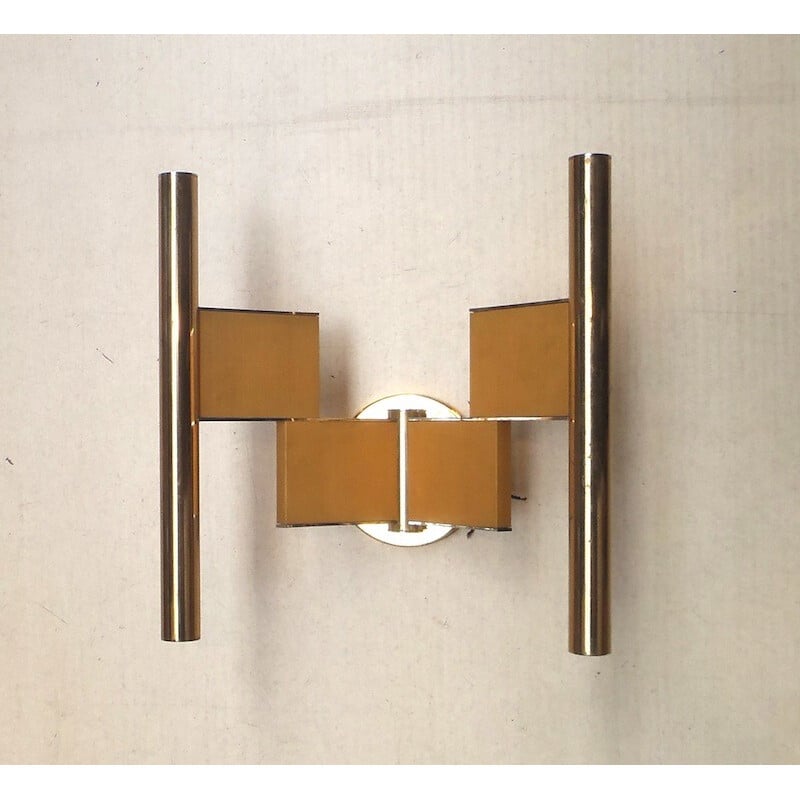 Pair of vintage wall lamps by Gaetano Sciolari, 1970