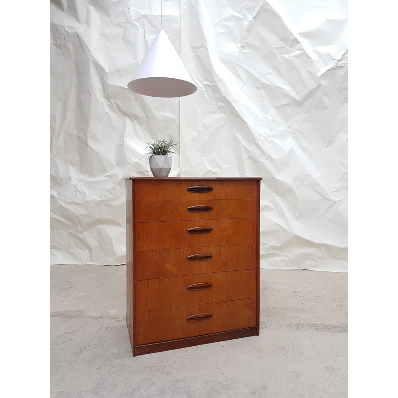 Vintage Chest of Drawers in Teak, Danish 1960s 