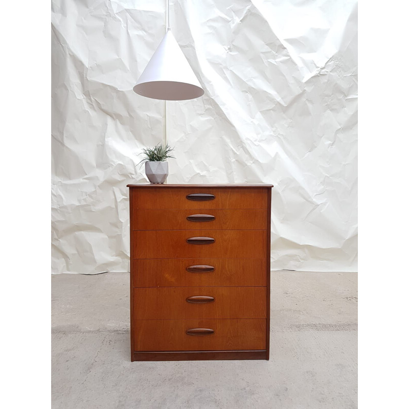 Vintage Chest of Drawers in Teak, Danish 1960s 