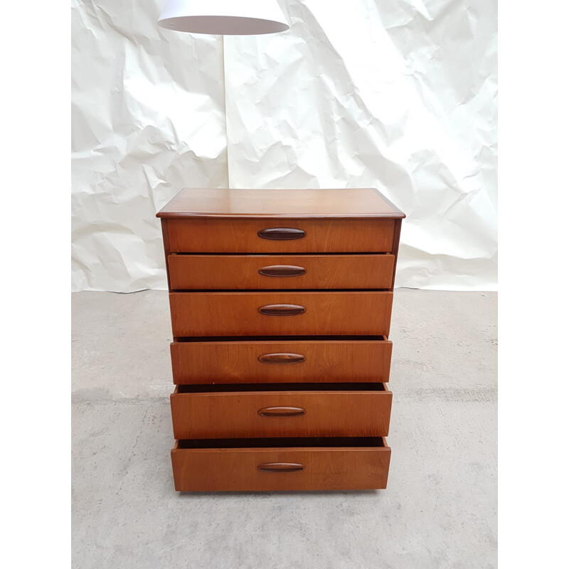 Vintage Chest of Drawers in Teak, Danish 1960s 