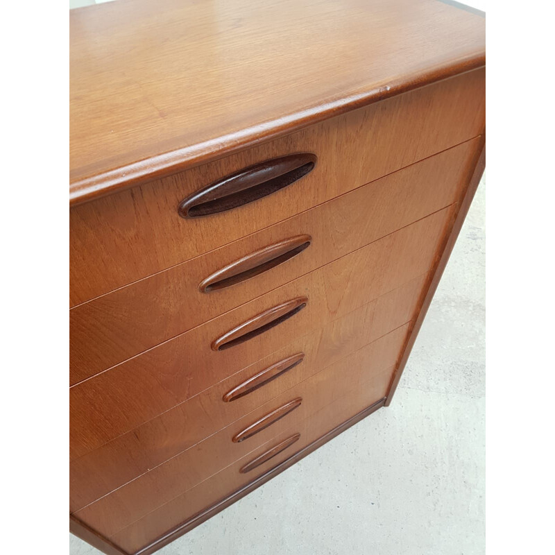 Vintage Chest of Drawers in Teak, Danish 1960s 