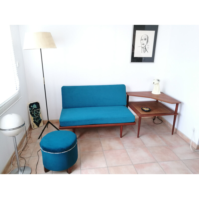 Vintage living room set, side table and daybed by Peter Hvidt & Orla Molgaard Nielsen for France & Son, 1960s