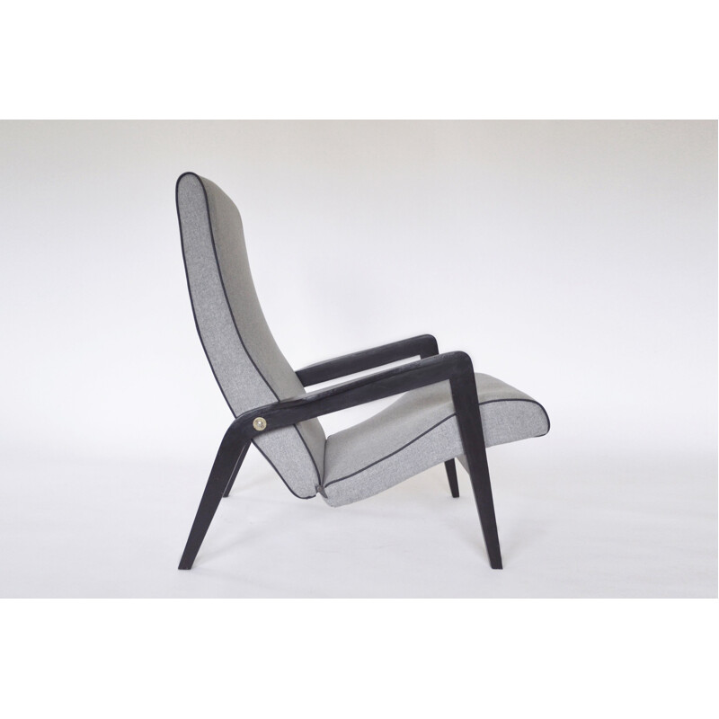 Vintage Lounge Chair by L.M. Koslauskaitė-Stapulionienė for Vilniaus Baldų Kombinatas, 1950s