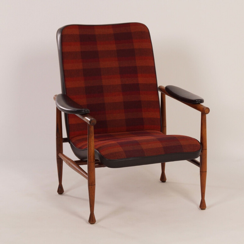 Vintage fauteuil model 279 in teak van Topform