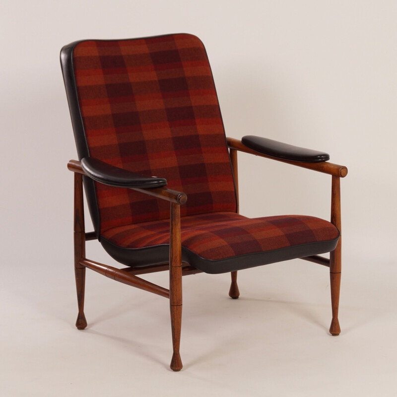Vintage fauteuil model 279 in teak van Topform