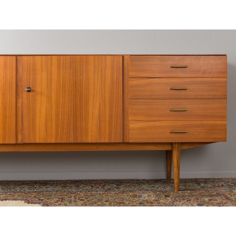 Vintage long sideboard in walnut