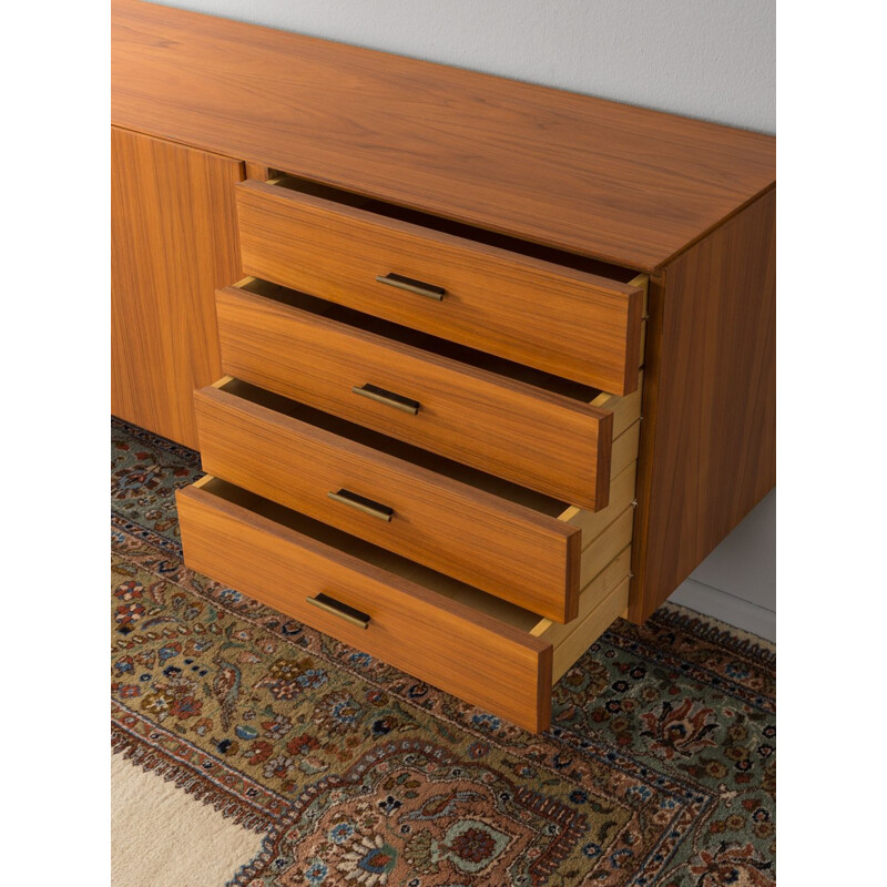 Vintage long sideboard in walnut