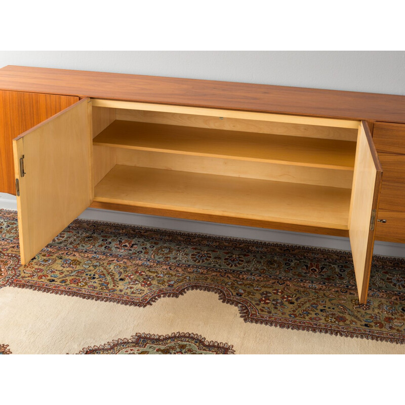 Vintage long sideboard in walnut