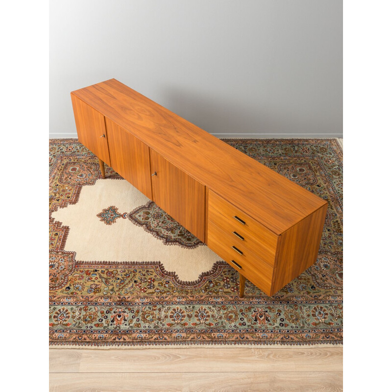 Vintage long sideboard in walnut