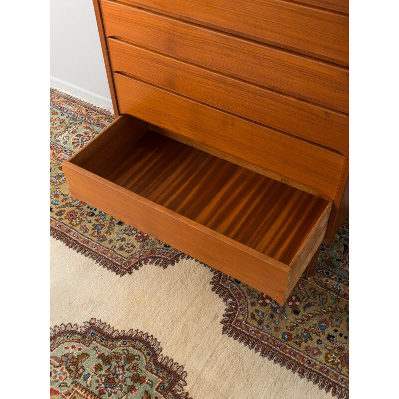 Scandinavian chest of 6 drawers in teak