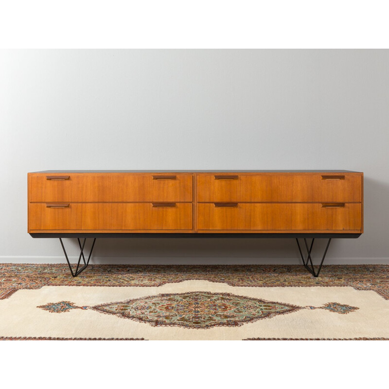 Long German sideboard in teak