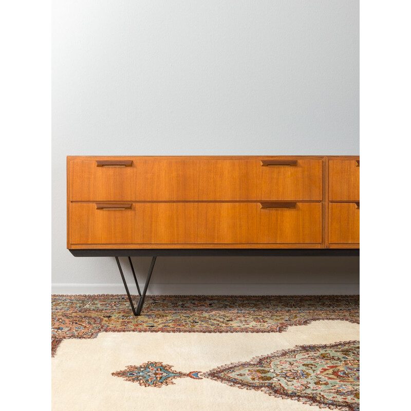 Long German sideboard in teak