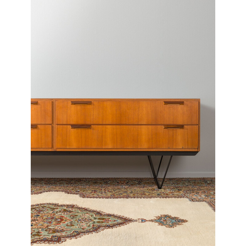 Long German sideboard in teak