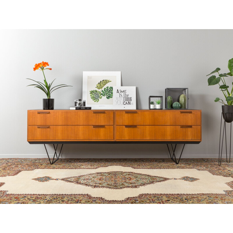 Long German sideboard in teak