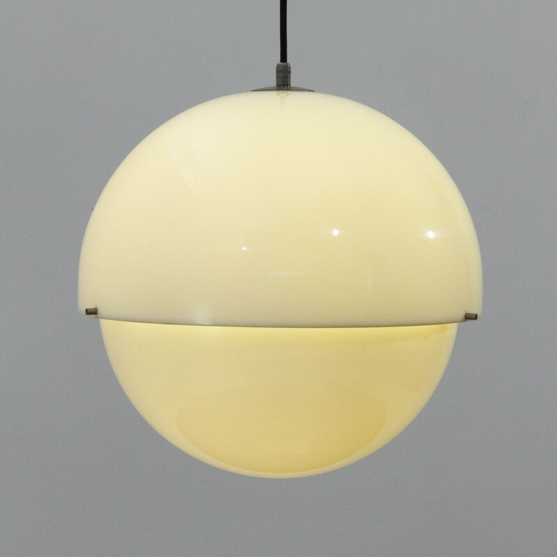 Suspension blanche vintage par Luigi Bandini Buti