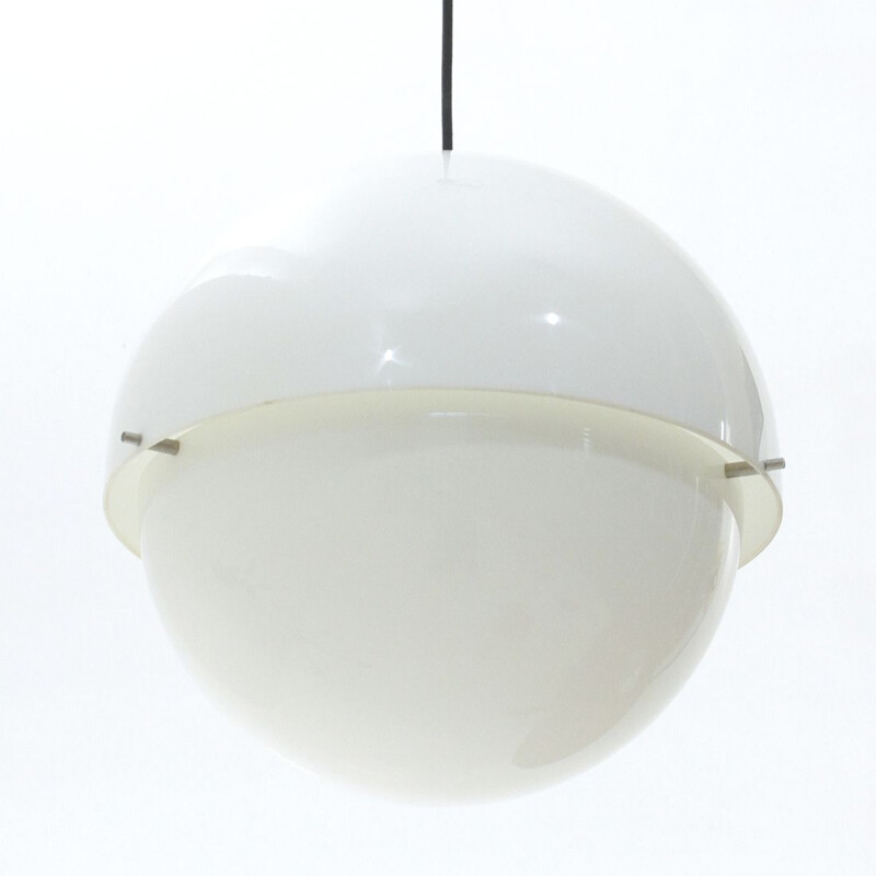 Suspension blanche vintage par Luigi Bandini Buti