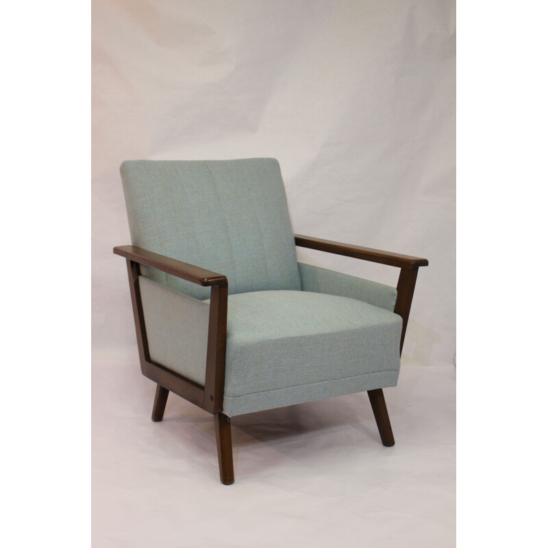 Scandinavian design armchair in beechwood