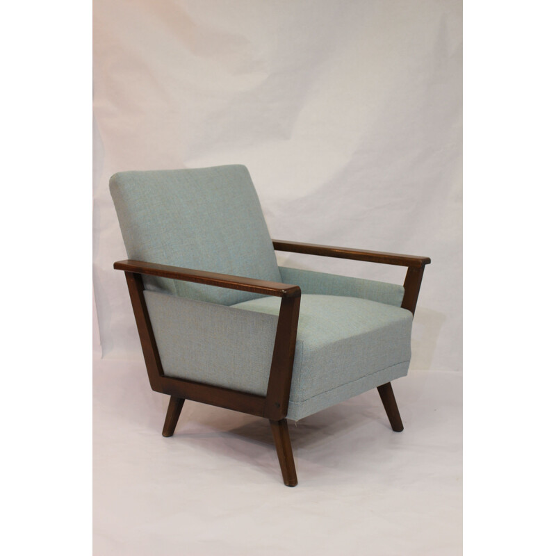 Scandinavian design armchair in beechwood