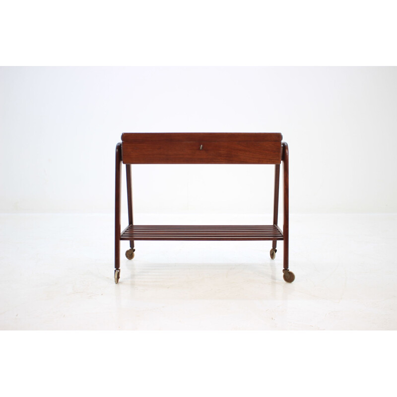 Vintage trolley in teak Danish 1960s 