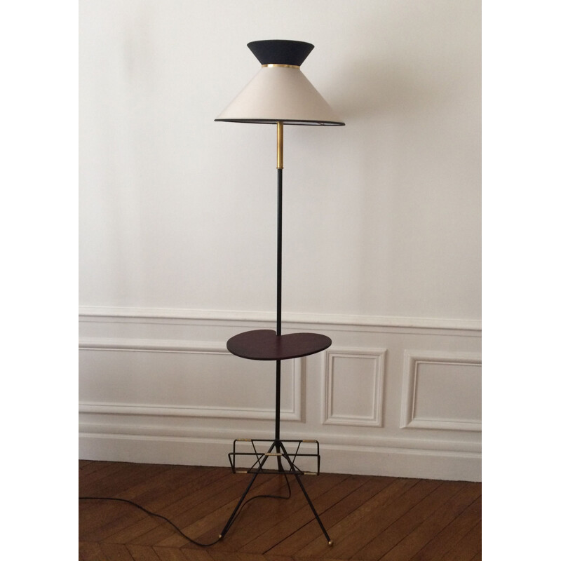 Vintage floor lamp tripod 1950