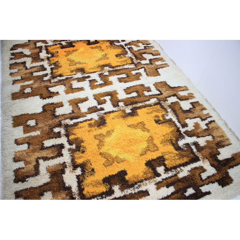 Vintage carpet Ege Rya Rug, scandinavian 1970s