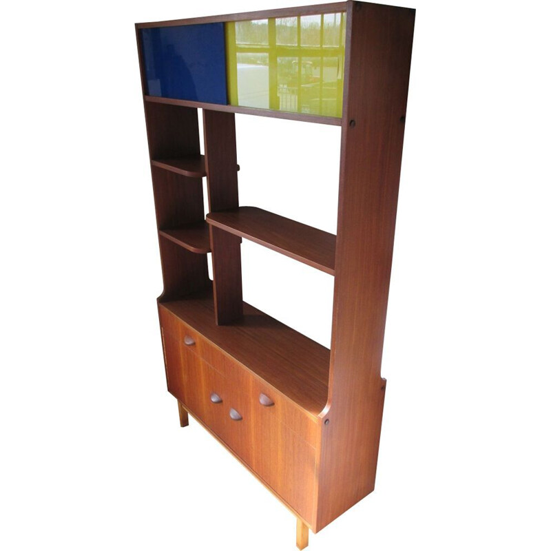 Vintage teak bookcase by Stone Hill