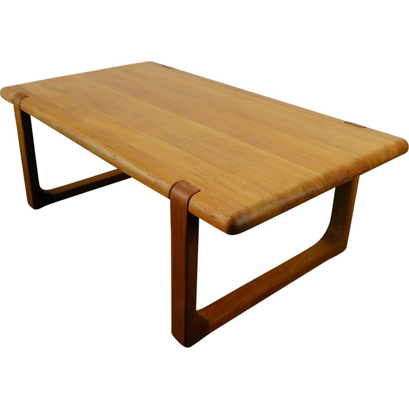 Vintage Coffee Table Niels Bach in solid teak, Denmark 