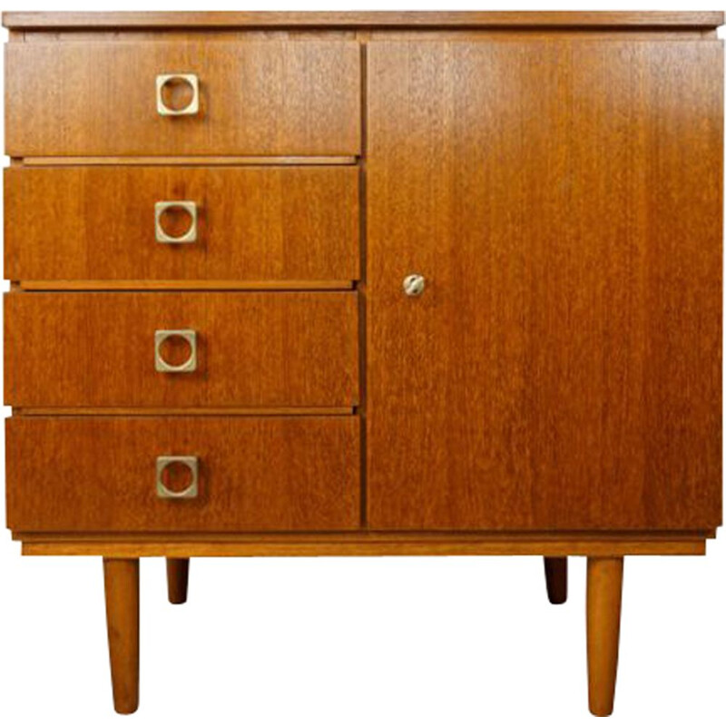 Vintage chest of drawers in teak 1950-60s