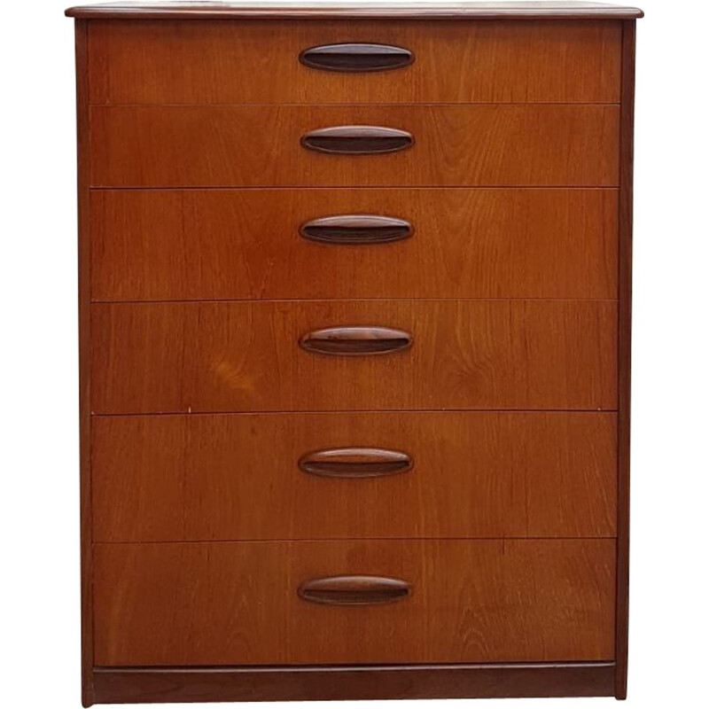 Vintage Chest of Drawers in Teak, Danish 1960s 